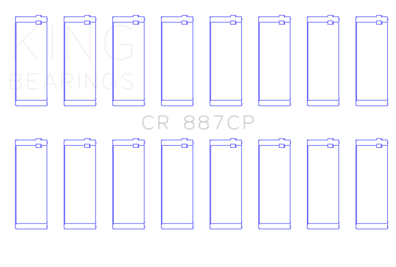 Ford F-750 Connecting Rod Bearings - King Engine Bearings - ENG 445 T/D - `00-`03 Ford F-750 Connecting Rod Bearings - King Engine Bearings - ENG 445 T/D - `00-`03